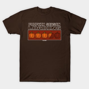 Pumpkin Season Loading Meter T-Shirt